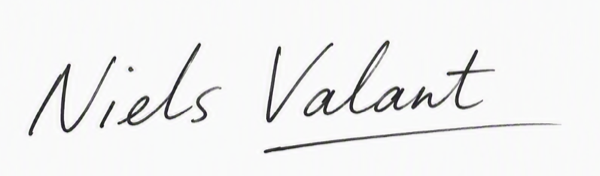 Niels Valant signatur